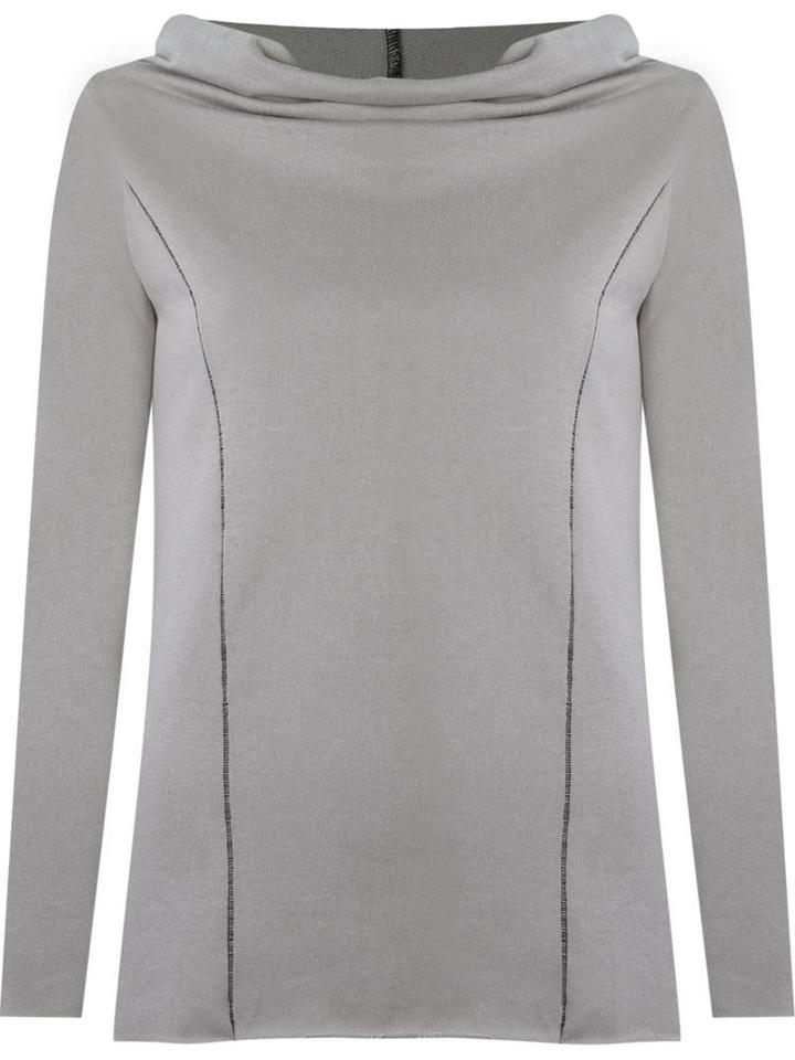 Uma Raquel Davidowicz 'atrio' Top, Women's, Size: Medium, Grey, Cotton/polyester