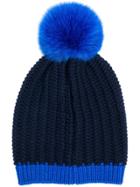Moncler Knitted Beanie - Blue