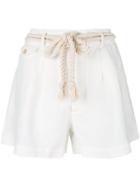 Polo Ralph Lauren High Rise Shorts - White