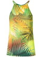 Lygia & Nanny - Tropical Print Top - Women - Polyester/spandex/elastane - 46, Yellow/orange, Polyester/spandex/elastane