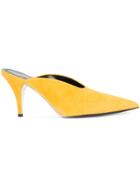 Calvin Klein 205w39nyc Pointed Toe Mule - Yellow & Orange