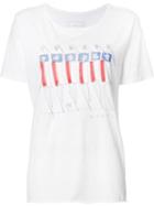Junk Food American Flag Dress Print T-shirt, Women's, Size: Small, Cotton