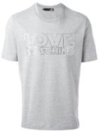 Love Moschino 'st. Love Wars' T-shirt, Men's, Size: Medium, Grey, Cotton