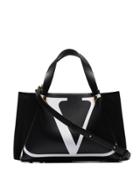 Valentino Garavani Black Escape Small Leather Tote