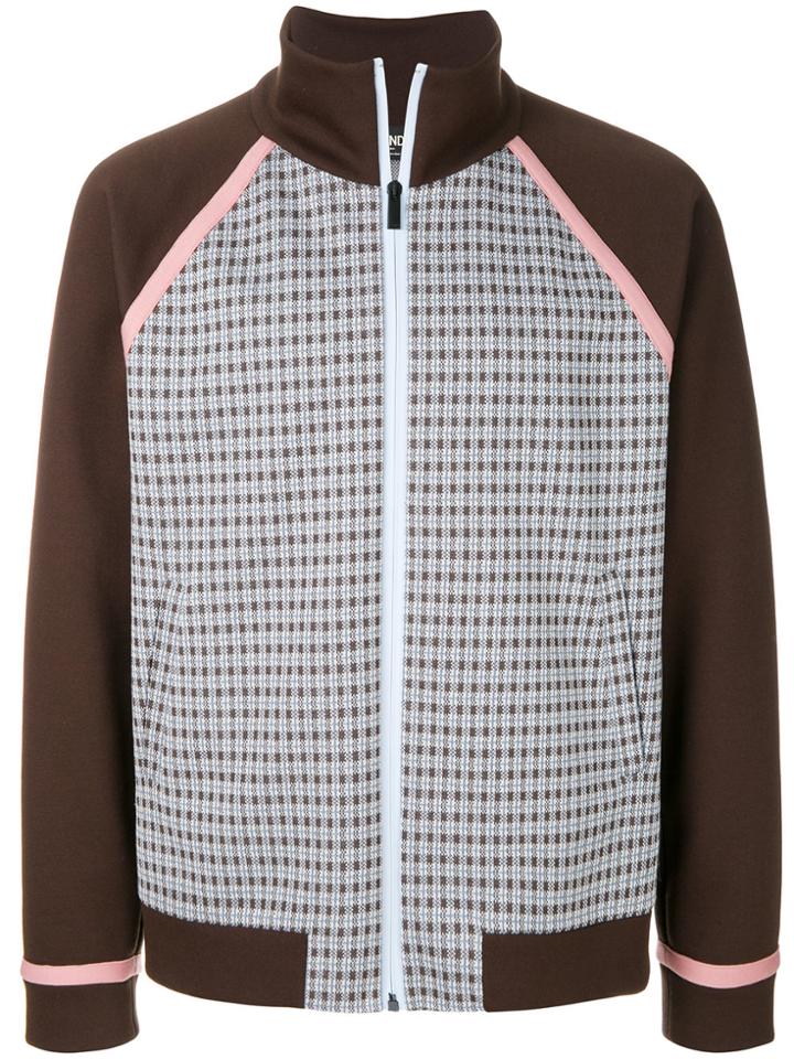 Fendi Long Sleeve Zip Jacket - Brown