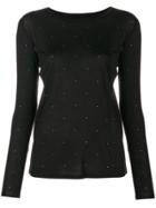 Majestic Filatures Long Sleeved Knitted Top - Black