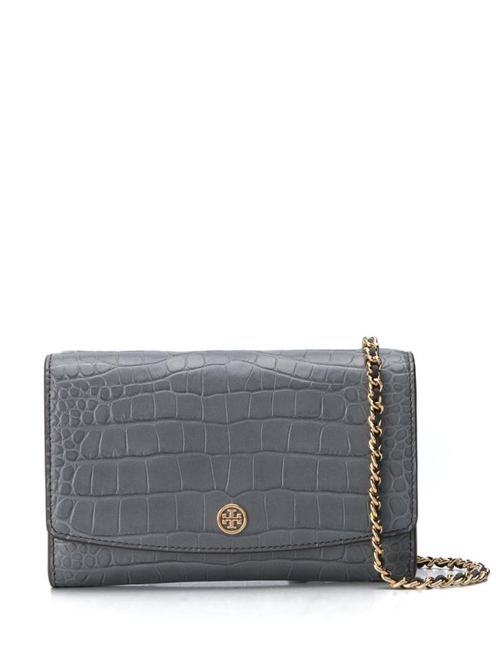 Tory Burch Robinson Mini Shoulder Bag - Grey