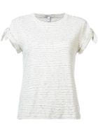 Derek Lam 10 Crosby Tee With Knot Detail - Neutrals