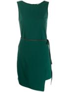 Patrizia Pepe Asymmetric Shift Dress - Green