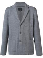 Vince Patch Pocket Cardigan, Men's, Size: Small, Grey, Nylon/spandex/elastane/wool