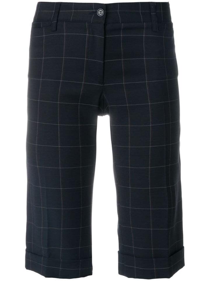 Dolce & Gabbana Pre-owned Windowpane Check Shorts - Blue