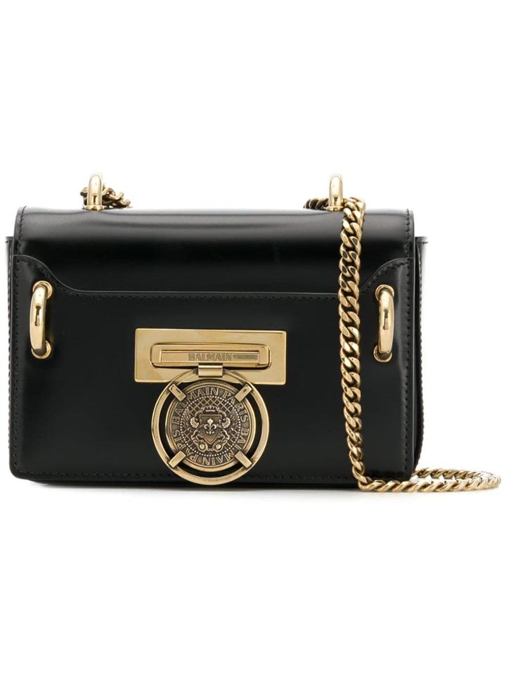 Balmain Mini Bbox Lion Shoulder Bag - Black