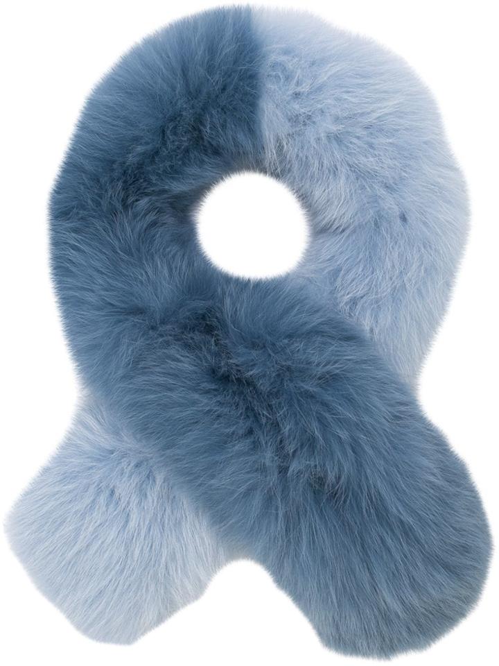 Charlotte Simone Polly Pop Stole - Blue