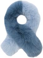 Charlotte Simone Polly Pop Stole - Blue