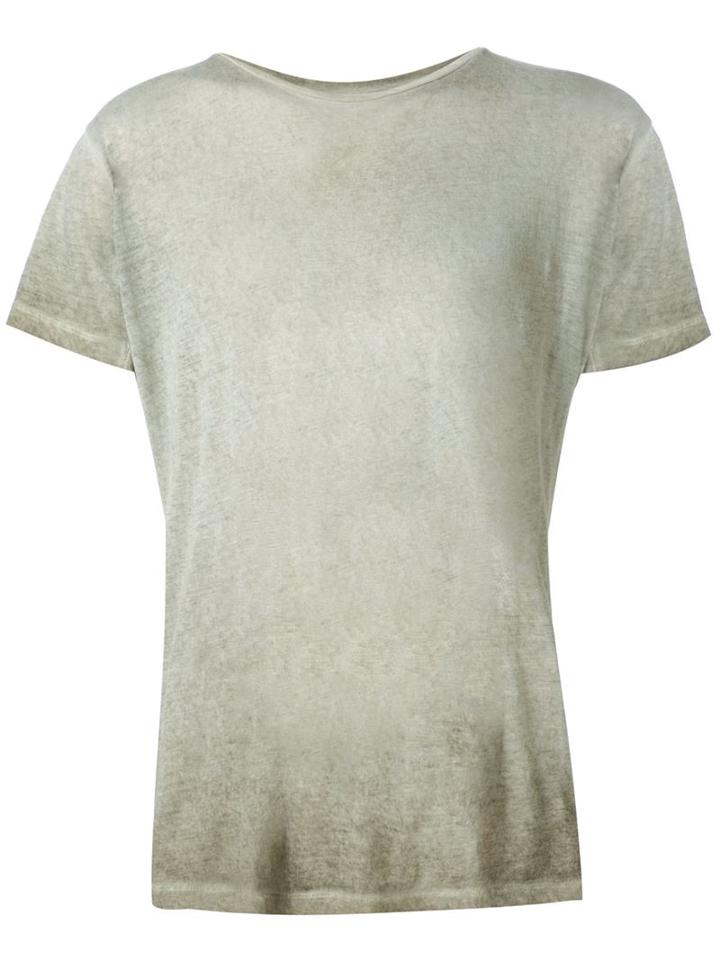 John Elliott Classic Round Neck T-shirt, Men's, Size: M, Green, Cotton