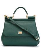 Dolce & Gabbana Medium Sicily Shoulder Bag - Green