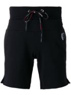 Plein Sport Side Slits Sweatshorts, Men's, Size: Xl, Black, Cotton