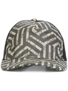 Gucci Gg Caleido Baseball Cap, Size: Large, Black, Polyurethane/polyester/polyamide/cotton