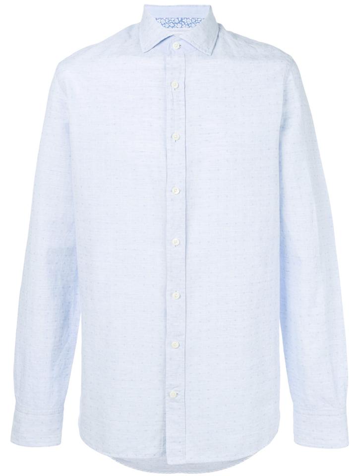 Hackett Dot Print Shirt - Blue