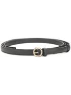 Nina Ricci Classic Buckled Belt - Grey
