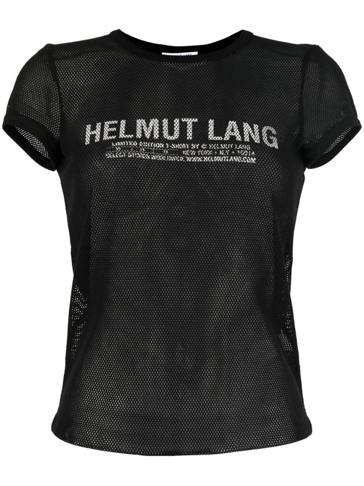 Helmut Lang Net T-shirt - Black