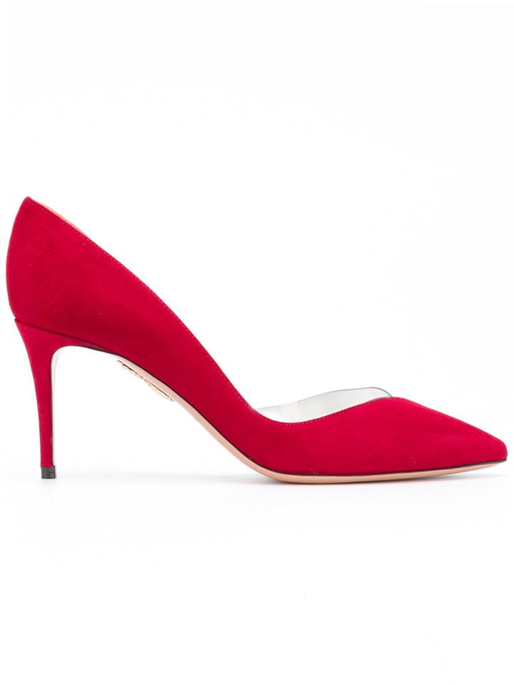 Aquazzura Eclipse Pumps - Red