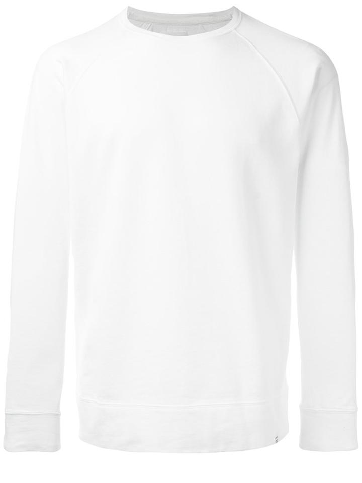 Norse Projects Plain Sweatshirt, Men's, Size: Large, White, Cotton
