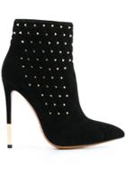 Gianni Renzi Studded Ankle Boots - Black