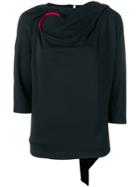 Chalayan Hoop Twist Top - Black