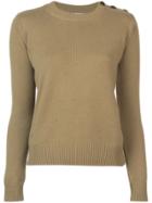 Alexandra Golovanoff Long-sleeve Fitted Sweater - Green
