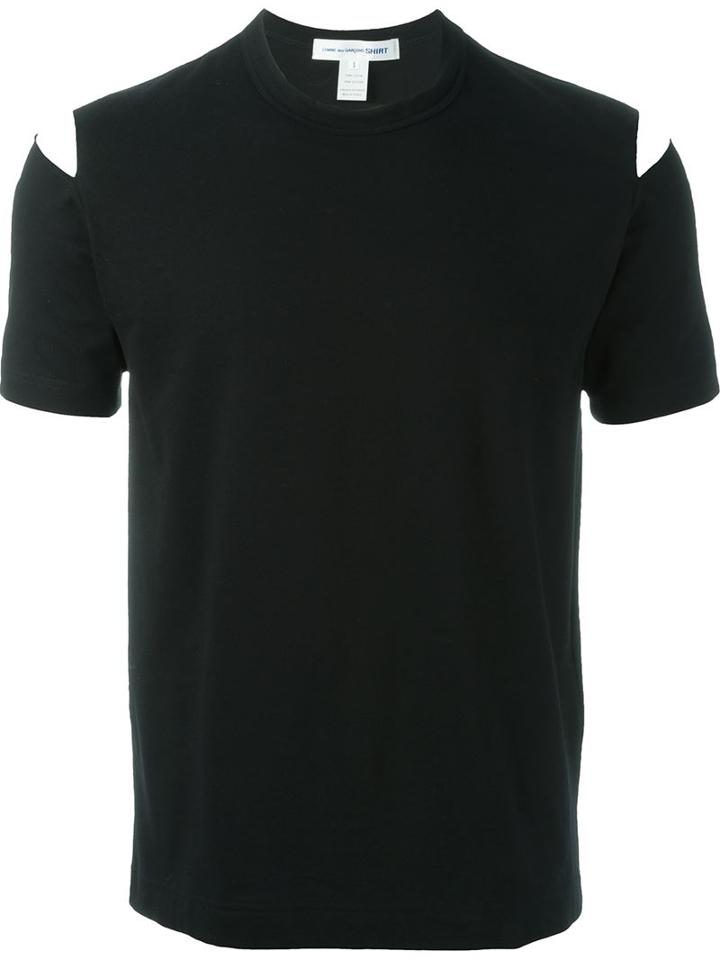 Comme Des Garçons Shirt Cut Out Detail T-shirt