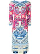 Etro Printed Belted Dress - Multicolour