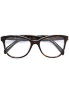 Prada Eyewear Square Shaped Glasses, Brown, Acetate