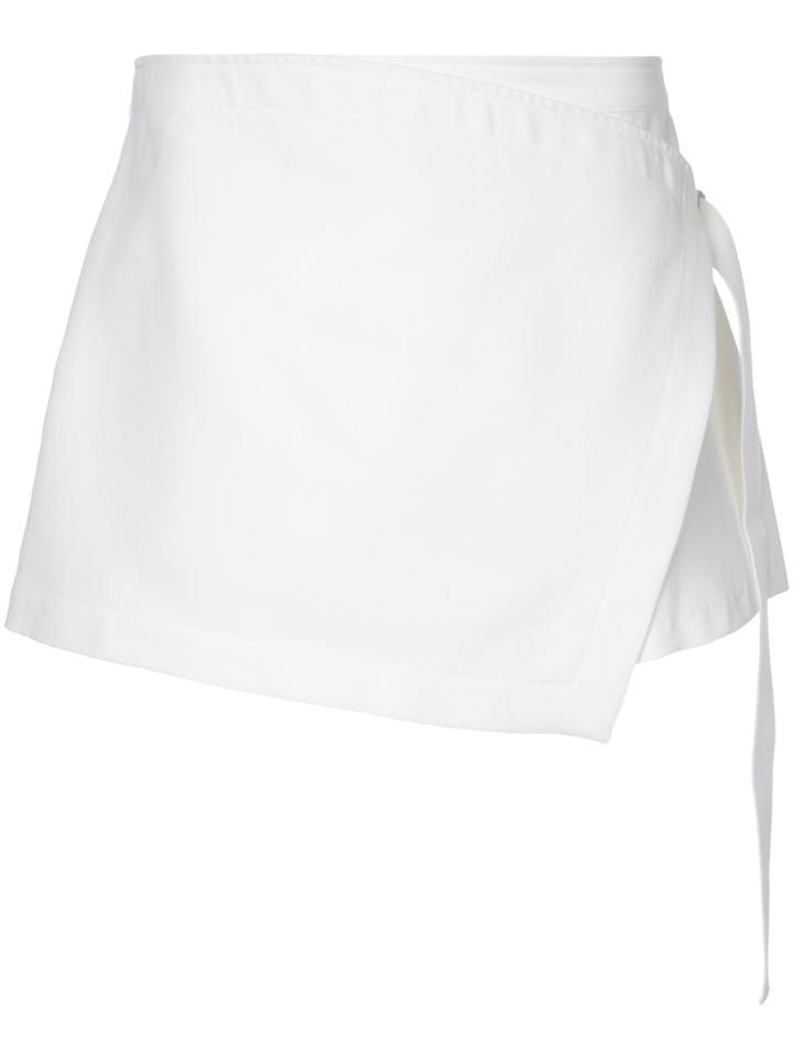 Dion Lee Utility Wrap Short - White