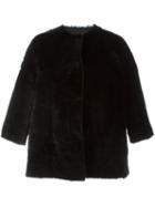 Salvatore Santoro Faux Fur Cropped Jacket