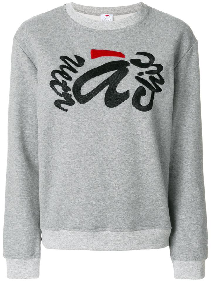 Ultràchic Embroidered Sweatshirt - Grey