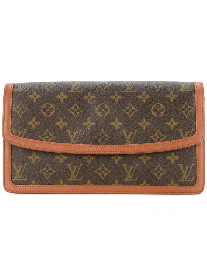 Louis Vuitton Vintage Dam Gm Clutch - Brown