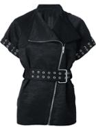 Gareth Pugh Short Sleeve Biker Jacket