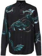 Givenchy Capricorn Dragon Print Shirt - Black
