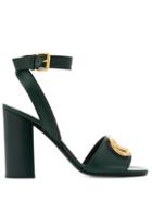 Valentino Valentino Garavani Vlogo Heeled Sandals - Green