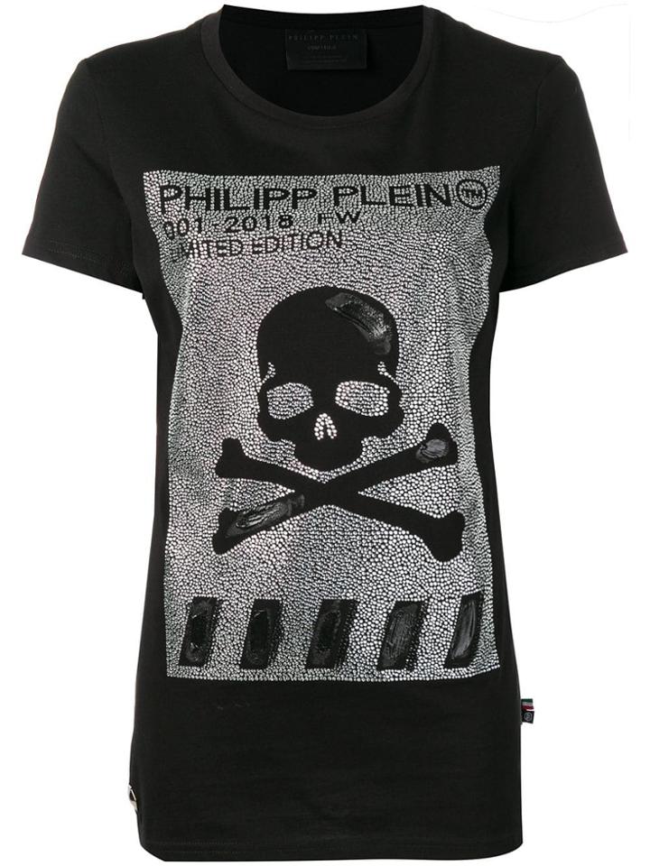 Philipp Plein Round Neck Ss Skull T-shirt - Black