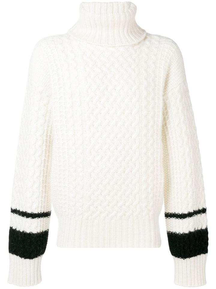 Haider Ackermann Cable Knit Jumper - White