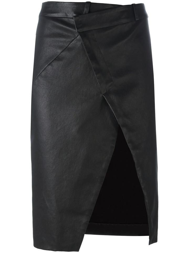 A.f.vandevorst 'superstar' Skirt, Women's, Size: 38, Black, Goat Skin
