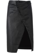 A.f.vandevorst 'superstar' Skirt, Women's, Size: 38, Black, Goat Skin