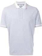 Cerruti 1881 - Short Sleeve Polo Shirt - Men - Cotton/spandex/elastane - Xl, Grey, Cotton/spandex/elastane
