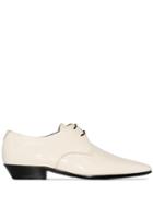 Saint Laurent Jonas Patent Derbies - White