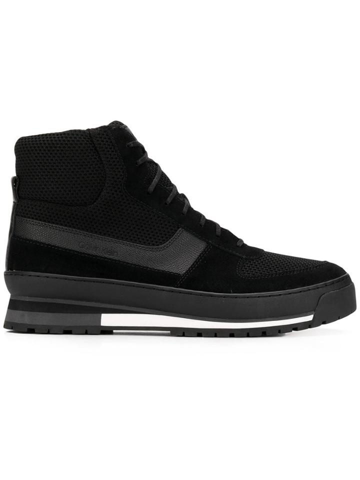 Calvin Klein Calvin Klein 205w39nyc F1376 Blk Calf Leather - Black