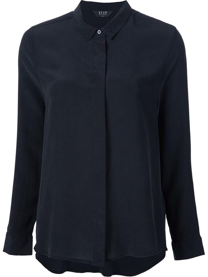 Neuw Homme Shirt, Women's, Size: S, Black, Silk