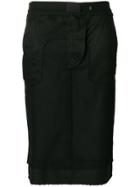 Thom Browne Inside-out Sack Skirt - Black