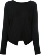 Vanessa Bruno Open Back Sweater, Women's, Size: Medium, Black, Merino